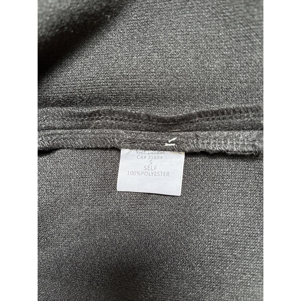 NEW Sadie & Sage Open Front Coat Womens Small Black Relaxed Lagenlook Minimalist - Picture 11 of 12